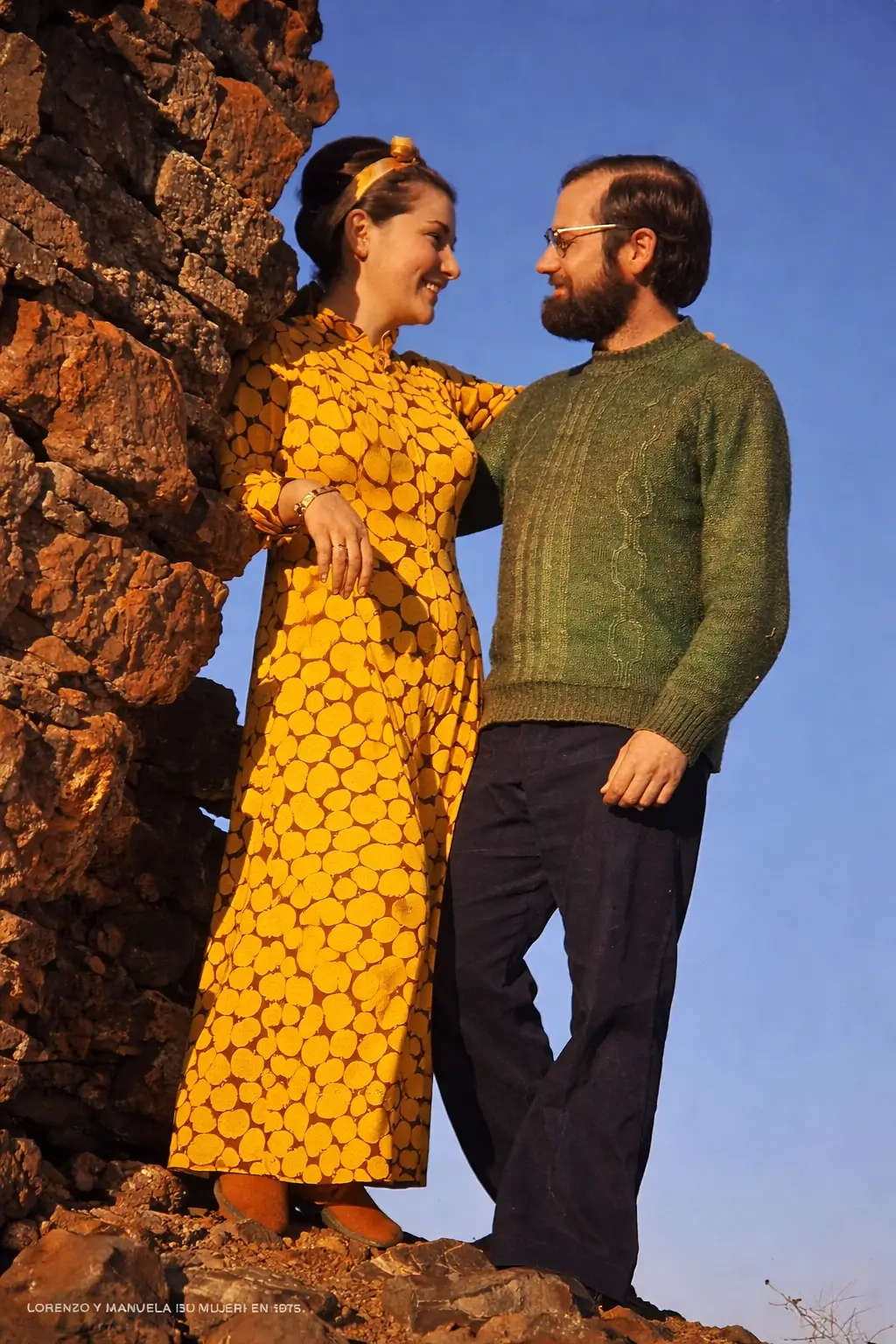 Claudio Lorenzo García Núñez junto a Manuela Navarro Sanz